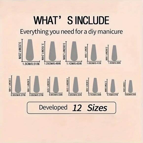 Nails Trippy Bright Swirls Press On 24 Stylish Glam Flame Sexy Colorful Trendy - Picture 4 of 5